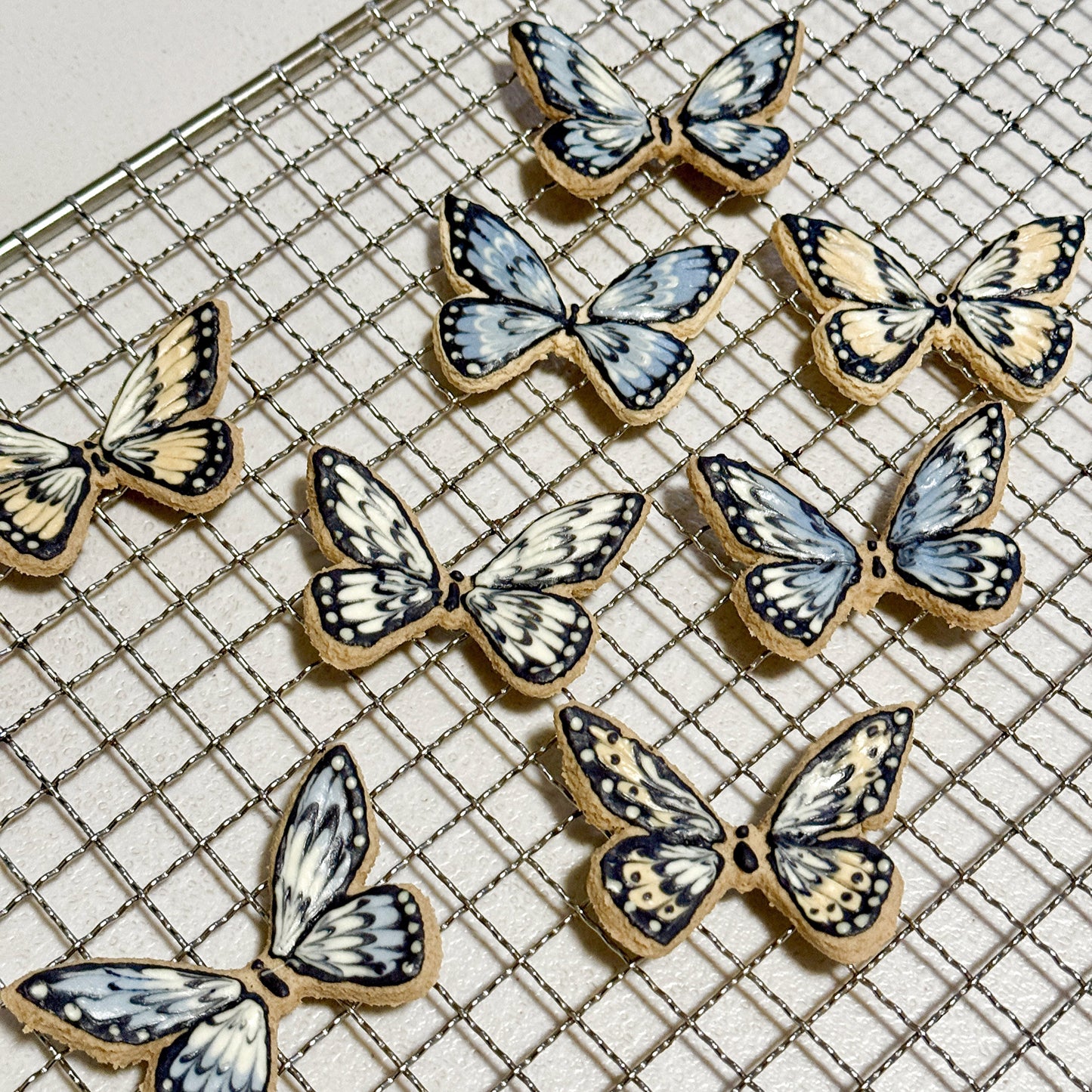 Butterflies Pet Cookies | Handmade all natural Pet Cookies