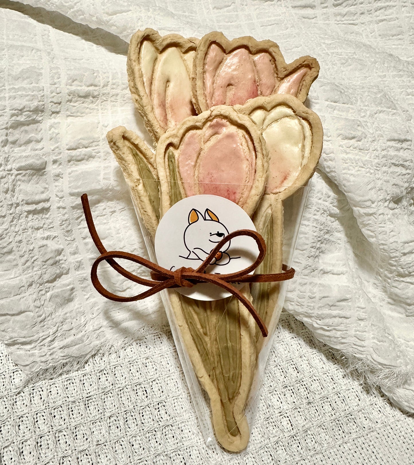 Tulip Pet Cookies | Handmade all natural Pet Cookies