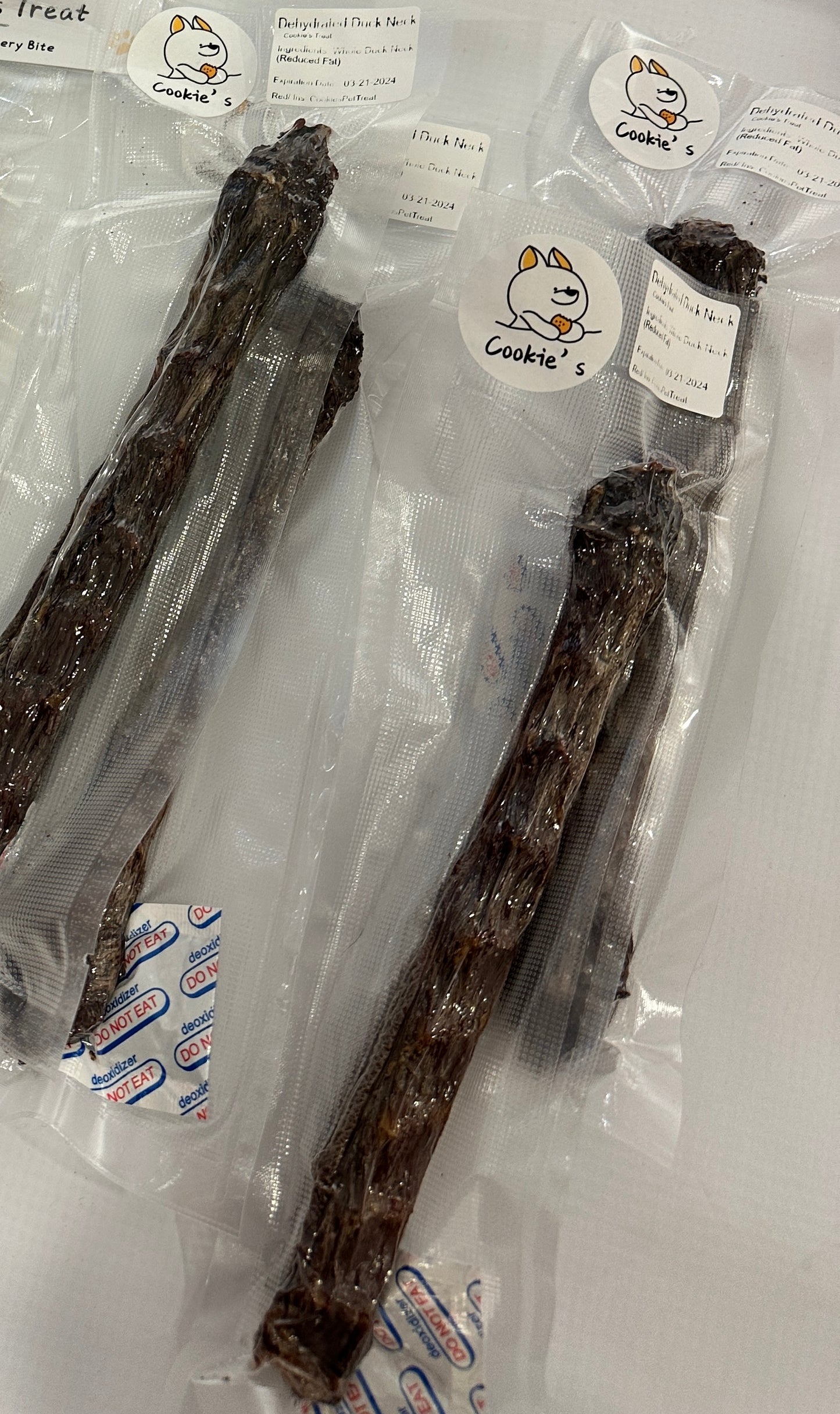 Dehydrated Whole Duck Neck | Dog Chew