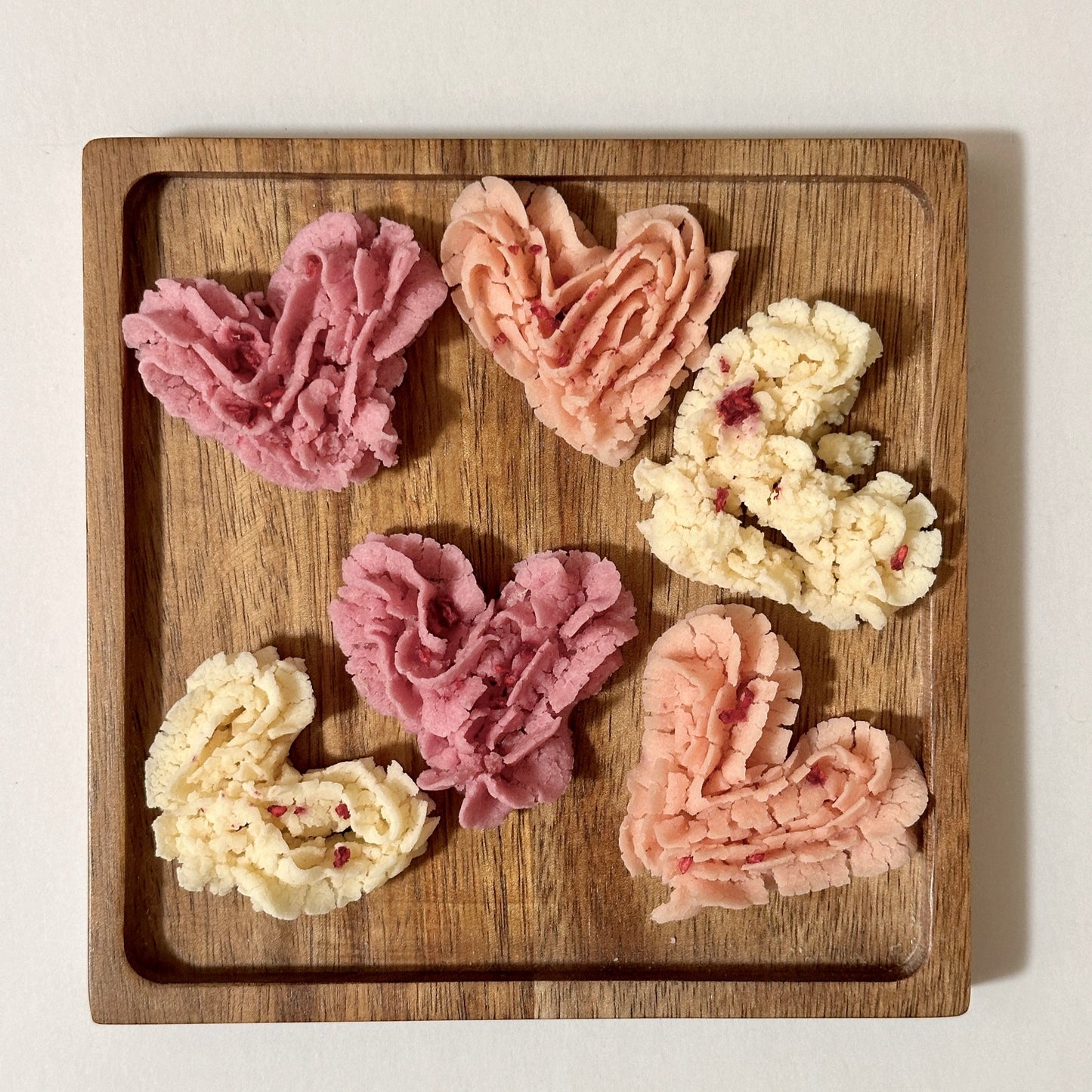Yam and Cheese Heart Cookies | Hard texture | friendly to chicken allergic pets