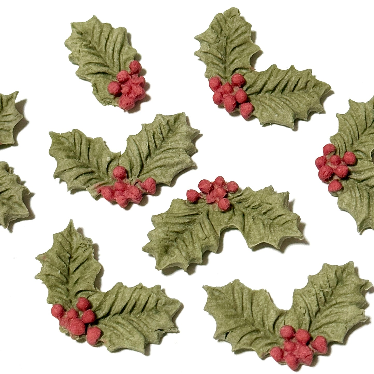 Christmas Holly Treats | No Grain | For Both Dogs and Cats | 8 pcs